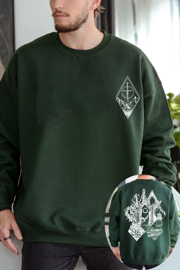 Middle Earth Lotr Sweatshirt For Men