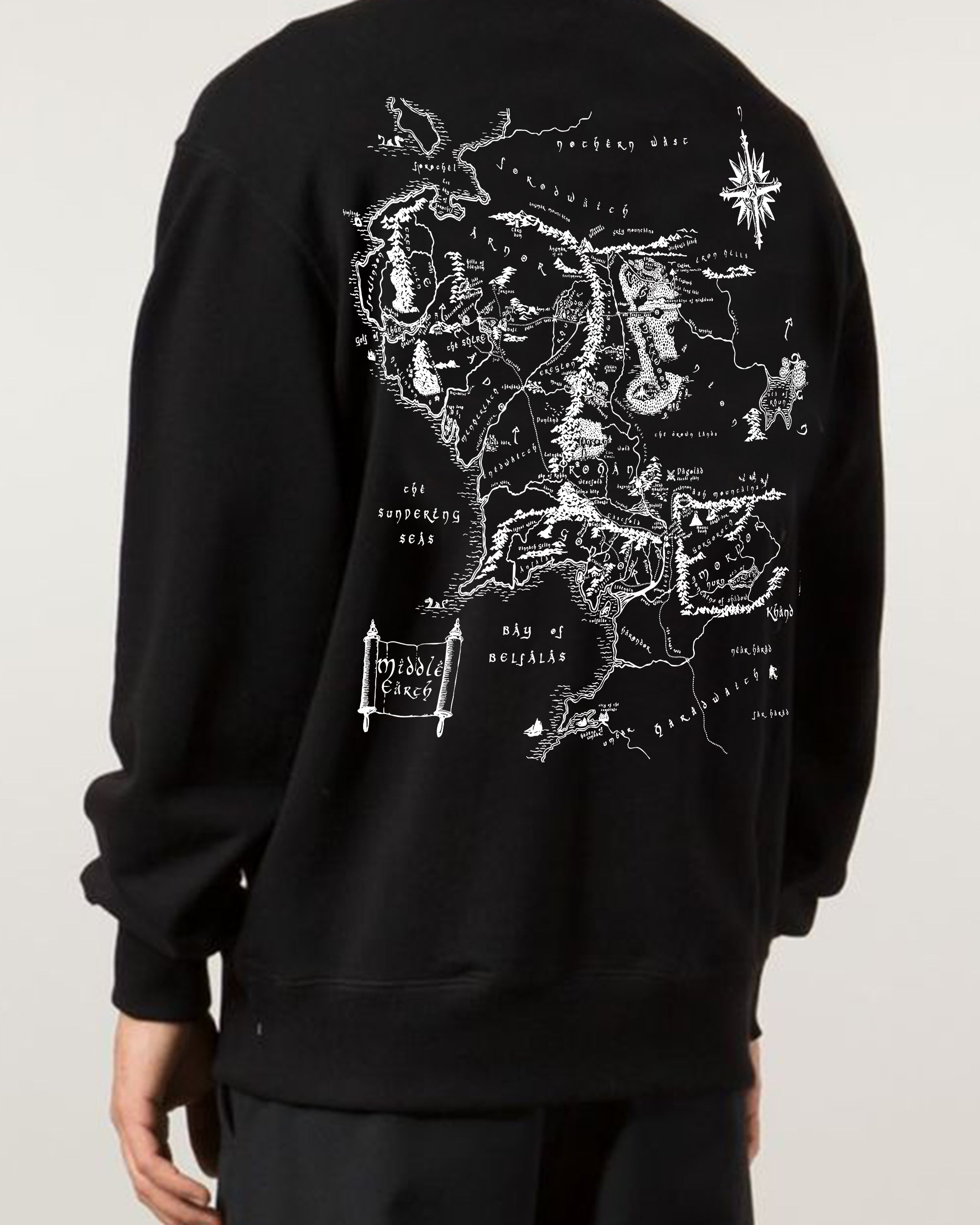 Lotr Middle Earth Tolkien Universe Sweatshirt For Men
