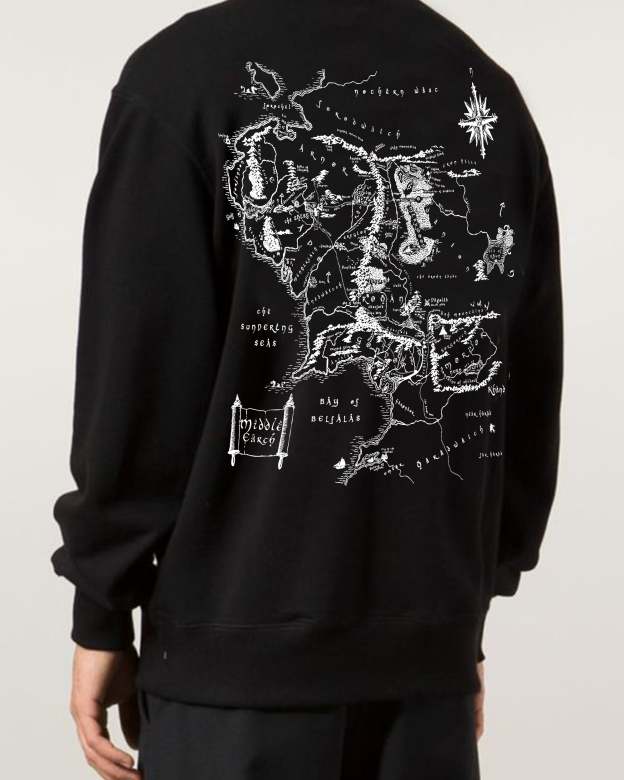 Lotr Middle Earth Tolkien Universe Sweatshirt For Men