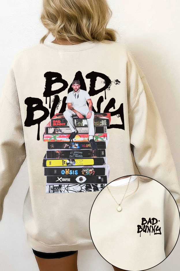 Bad Bunny Album Two Sided Sweatshirt For Women