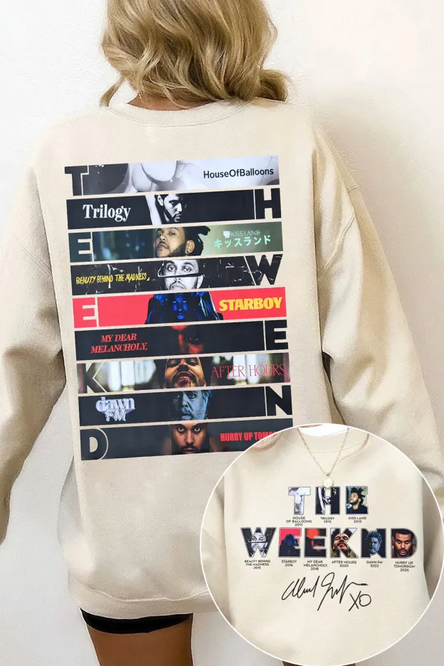 The Weeknd Album Hurry Up Tomorrow Sweatshirt For Women