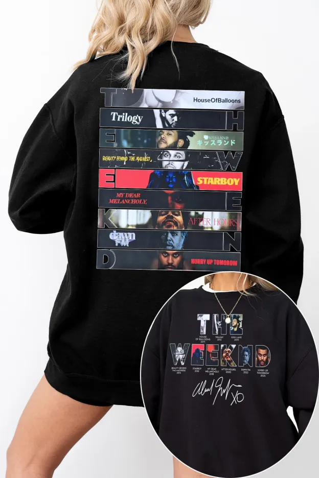 The Weeknd Album Hurry Up Tomorrow Sweatshirt For Women