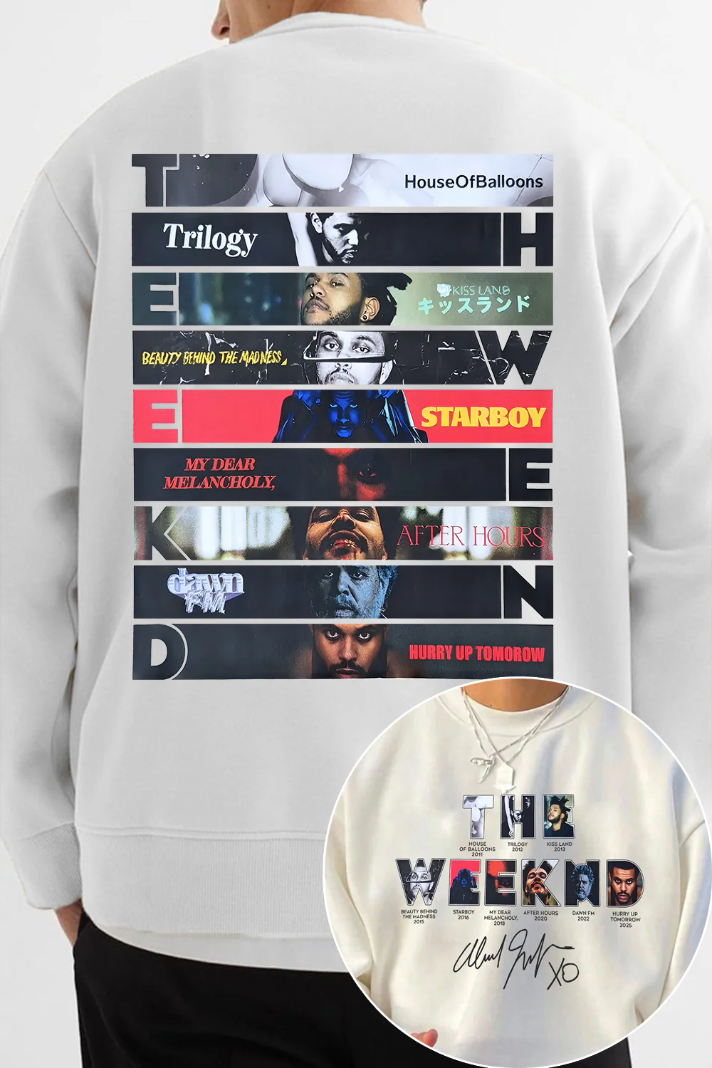 The Weeknd Album Hurry Up Tomorrow Sweatshirt For Men