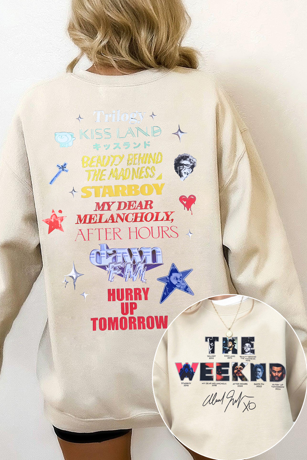 The Weeknd Album Hurry Up Tomorrow Tee For Men