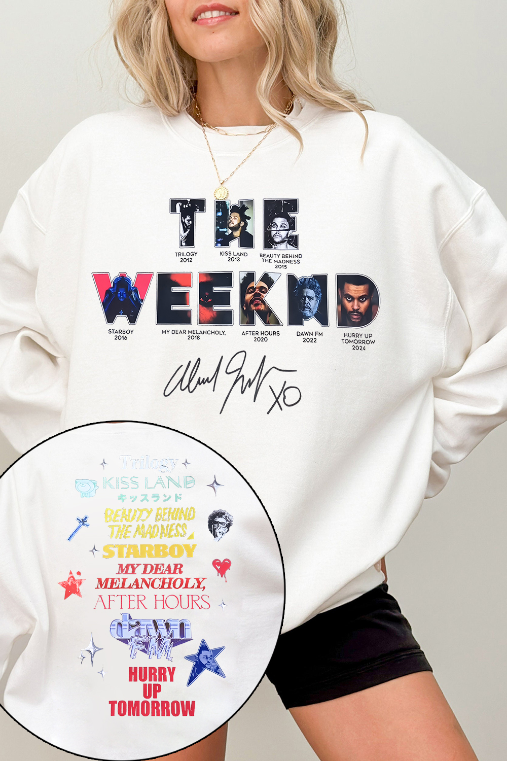 The Weeknd Album Hurry Up Tomorrow Tee For Men