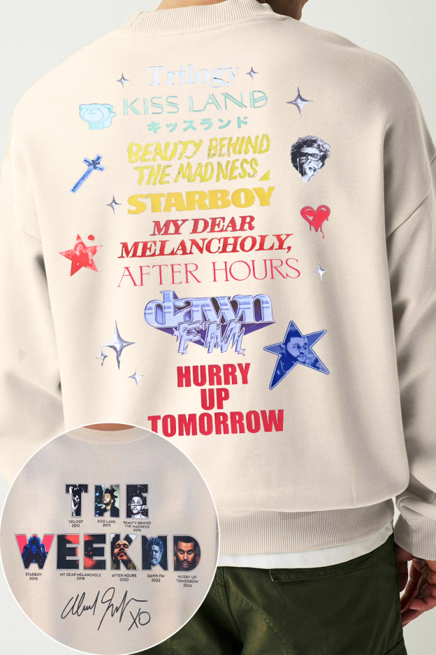 The Weeknd Album Hurry Up Tomorrow Sweatshirt For Men