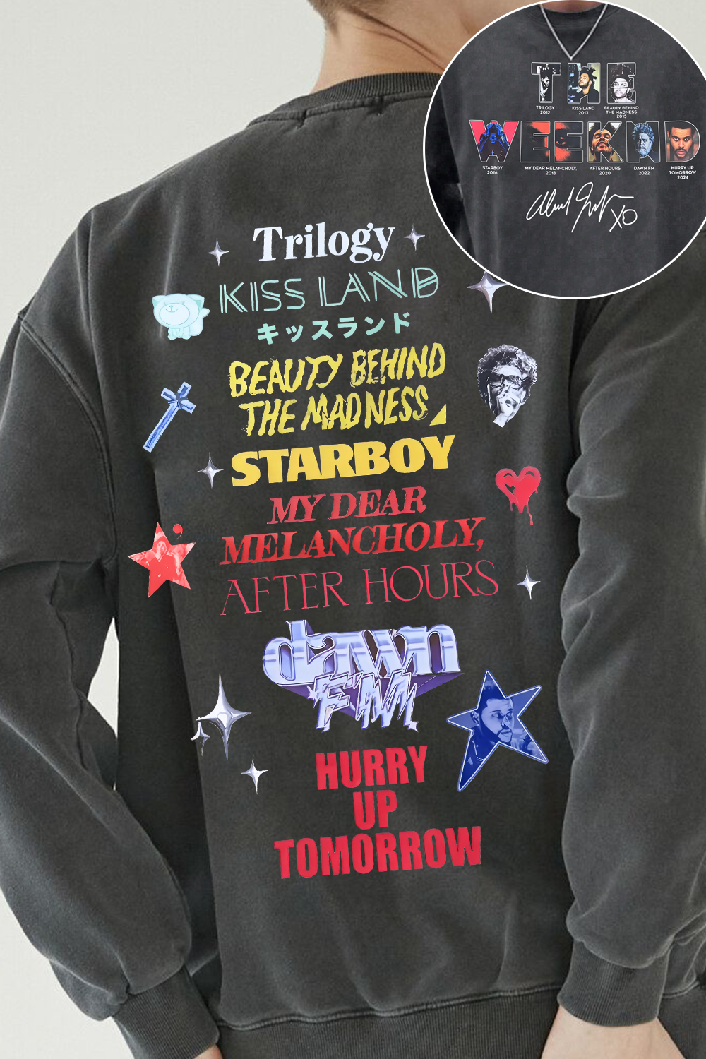The Weeknd Album Hurry Up Tomorrow Sweatshirt For Men
