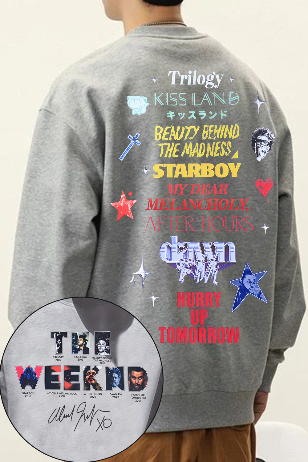 The Weeknd Album Hurry Up Tomorrow Sweatshirt For Men