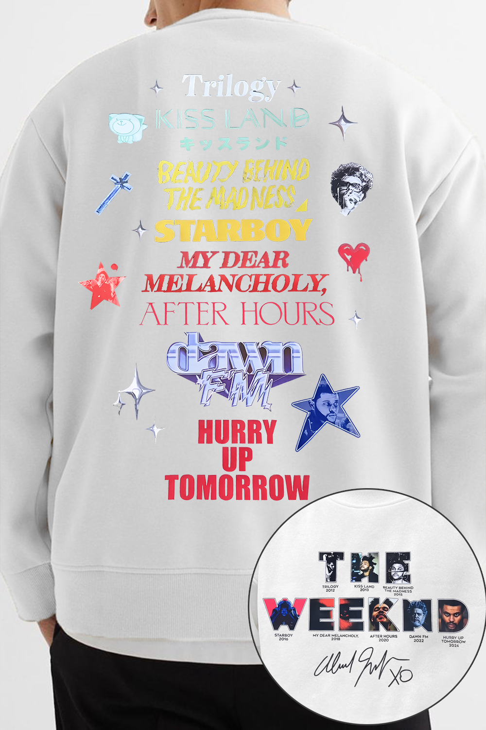 The Weeknd Album Hurry Up Tomorrow Sweatshirt For Men