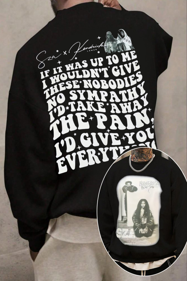 kendrick&SZA men's sweatshirt