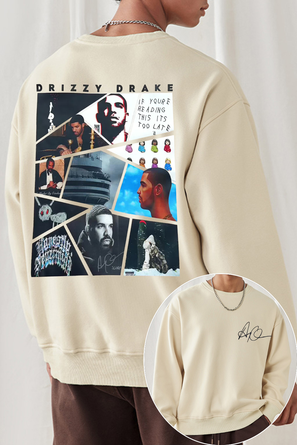 Drakealbums sweatshirt