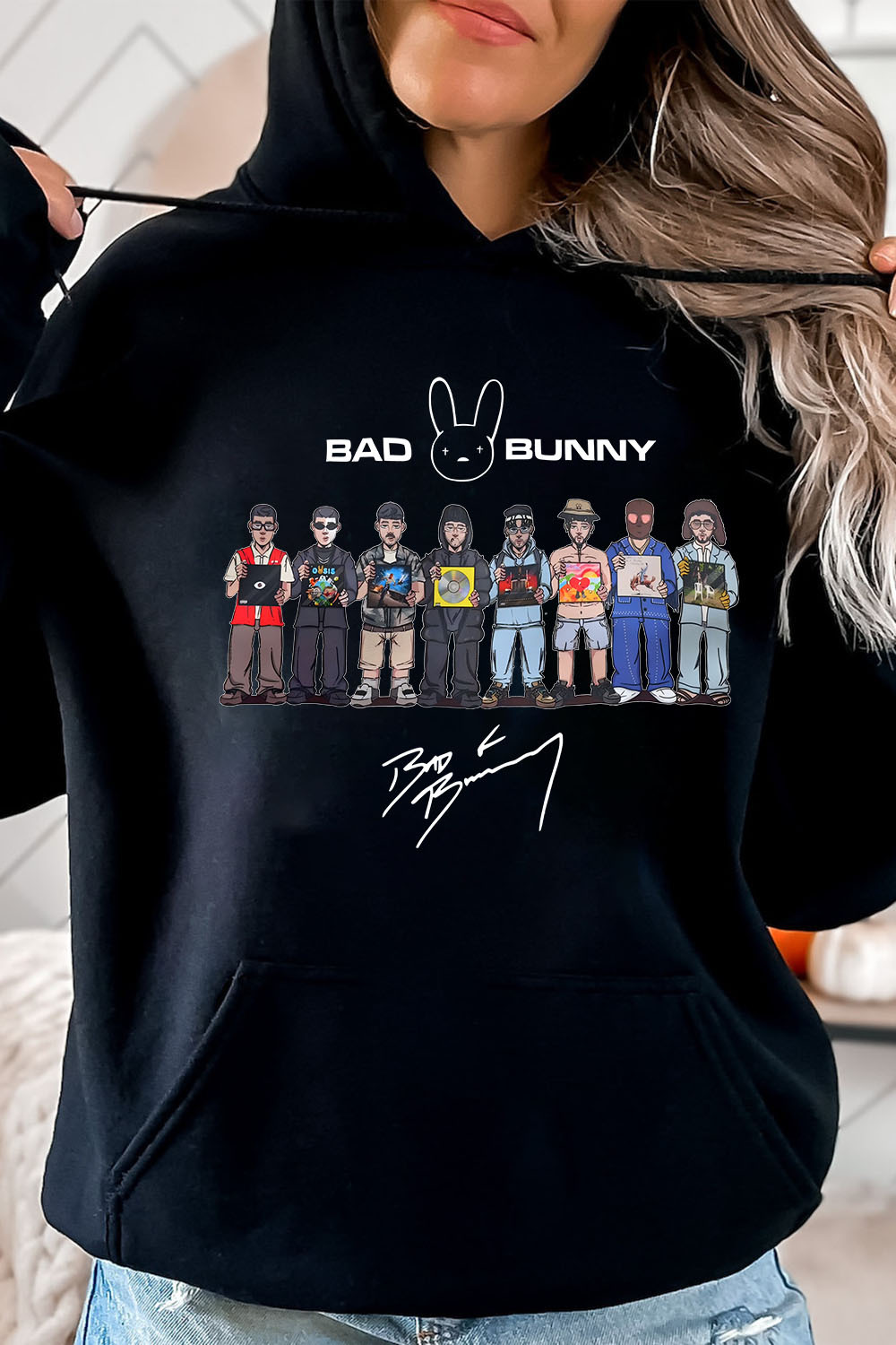 Bad Bunny DTMF Album Merch Hoodie For Women