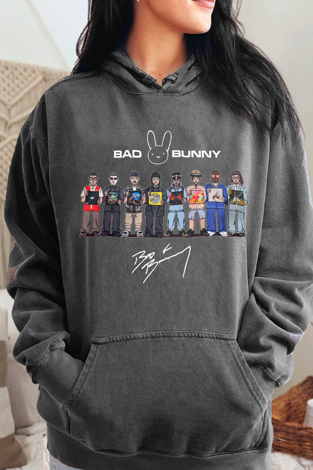 Bad Bunny DTMF Album Merch Hoodie For Women