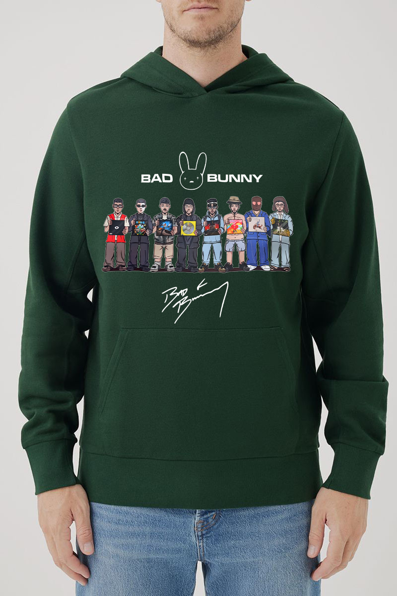 Bad Bunny DTMF Album Merch  Hoodie For Men