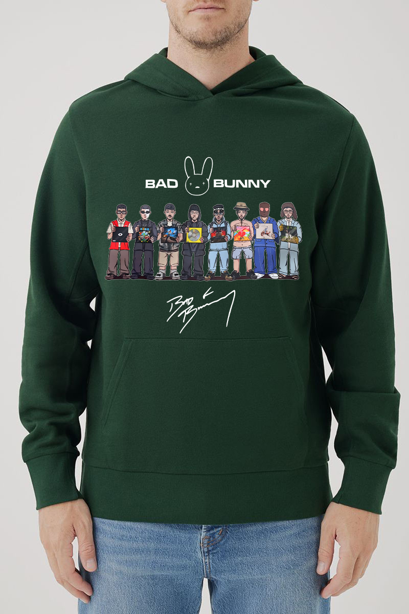 Bad Bunny DTMF Album Merch  Hoodie For Men