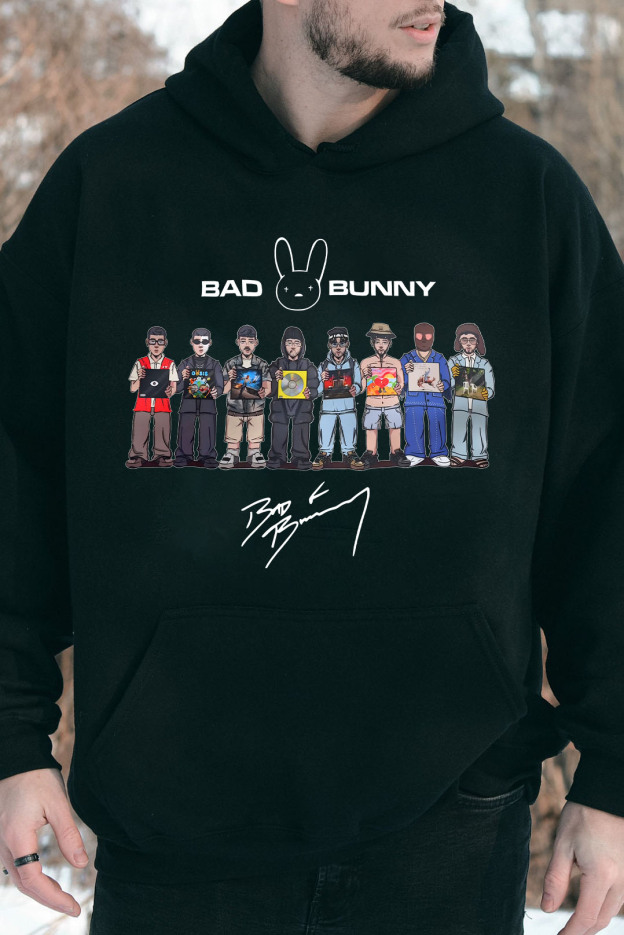 Bad Bunny DTMF Album Merch  Hoodie For Men