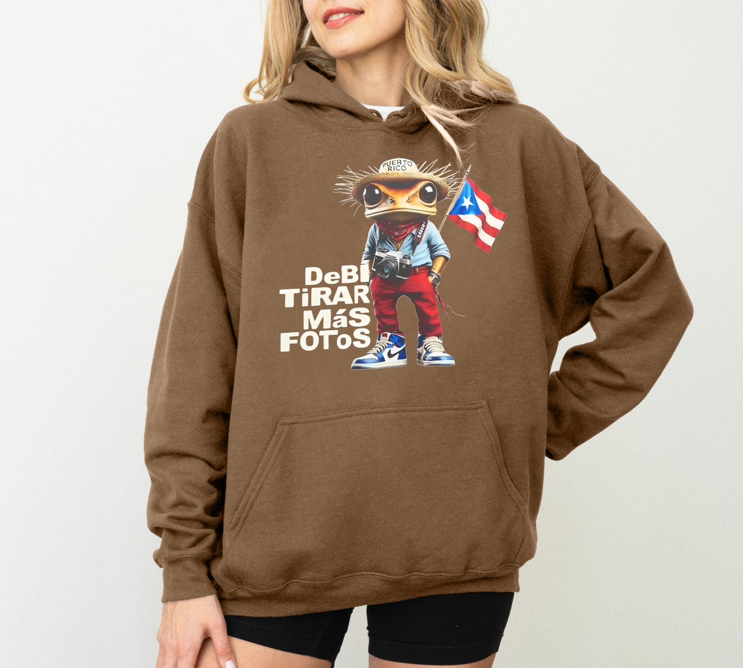 Bad Bunny DTMF Frog Flag Hoodie For Women