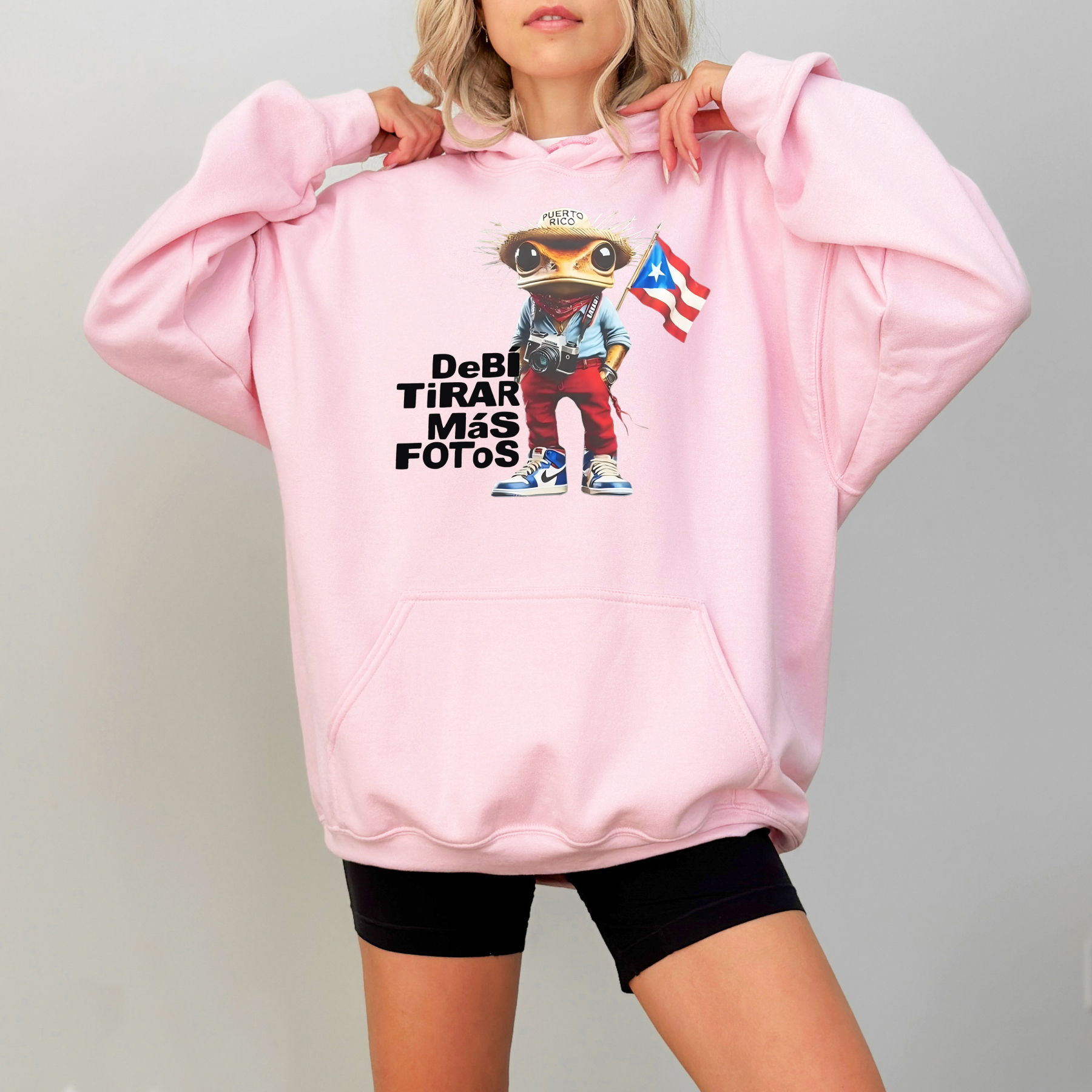 Bad Bunny DTMF Frog Flag Hoodie For Women