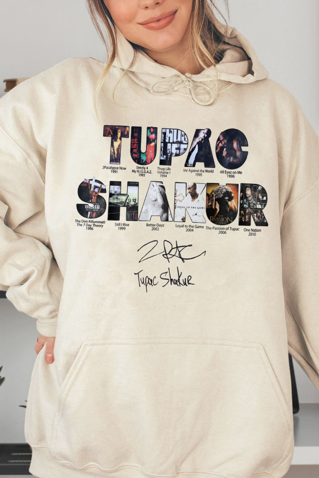 2pacs Hakur Album Hoodie For Women