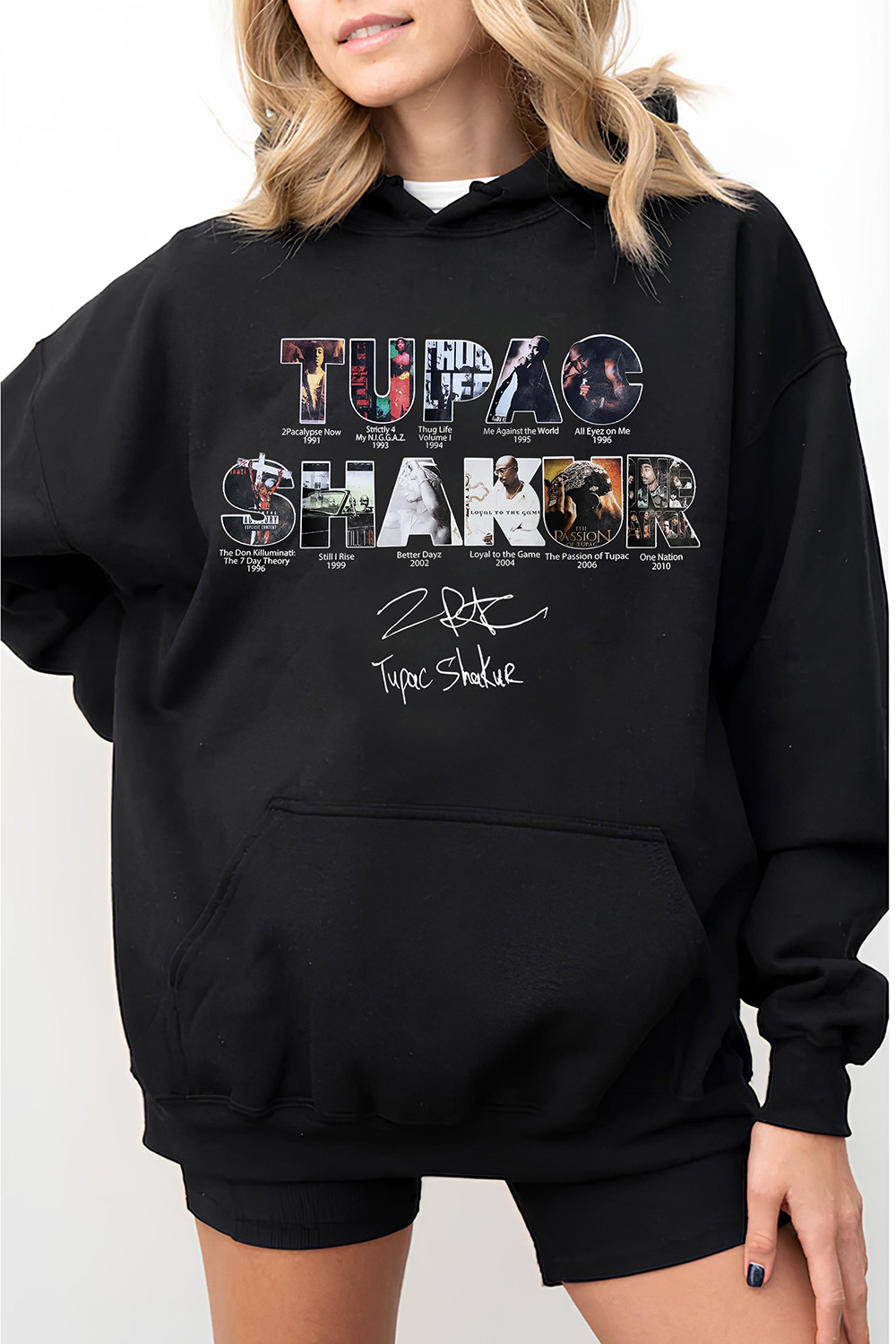 2pacs Hakur Album Hoodie For Women