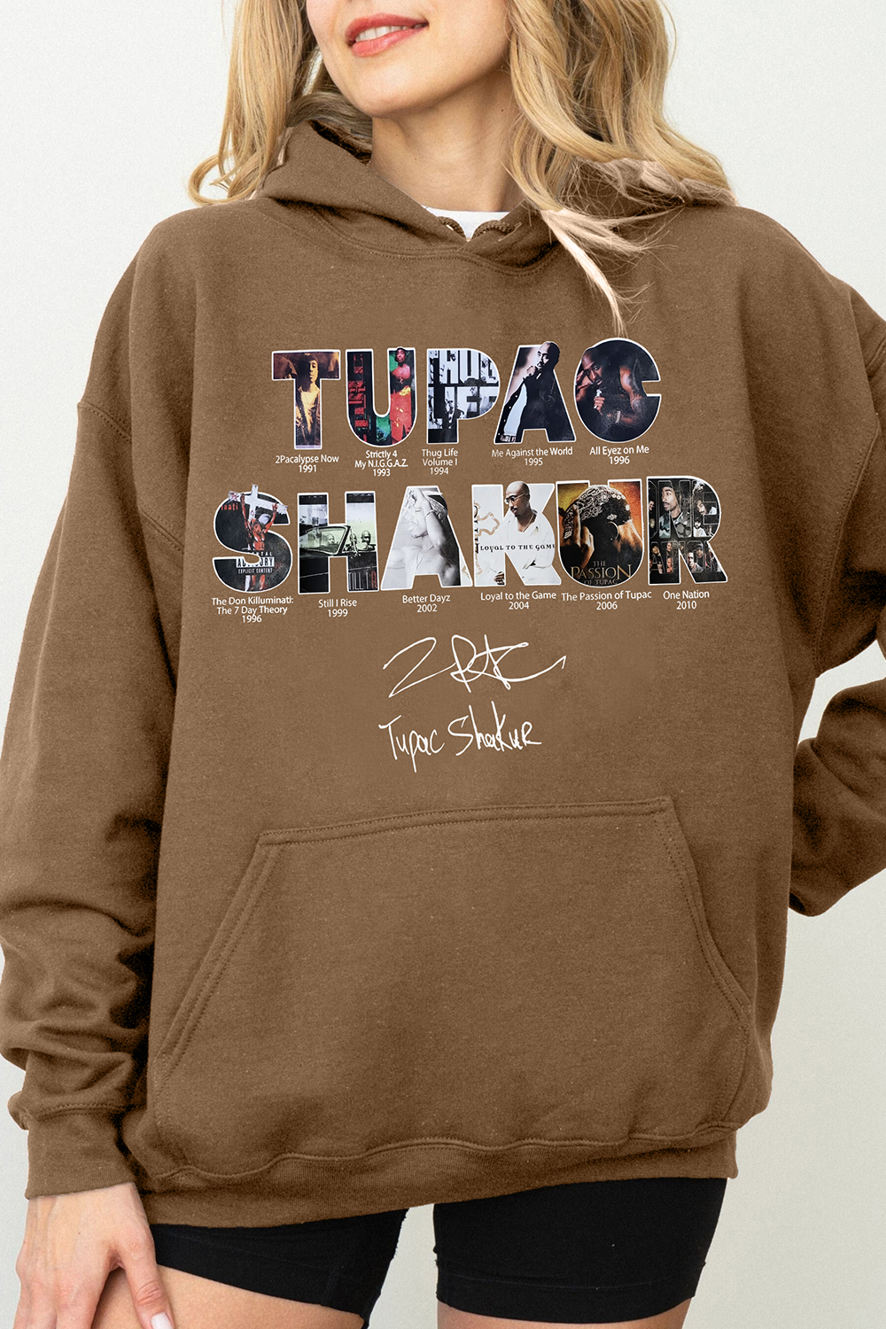 2pacs Hakur Album Hoodie For Women