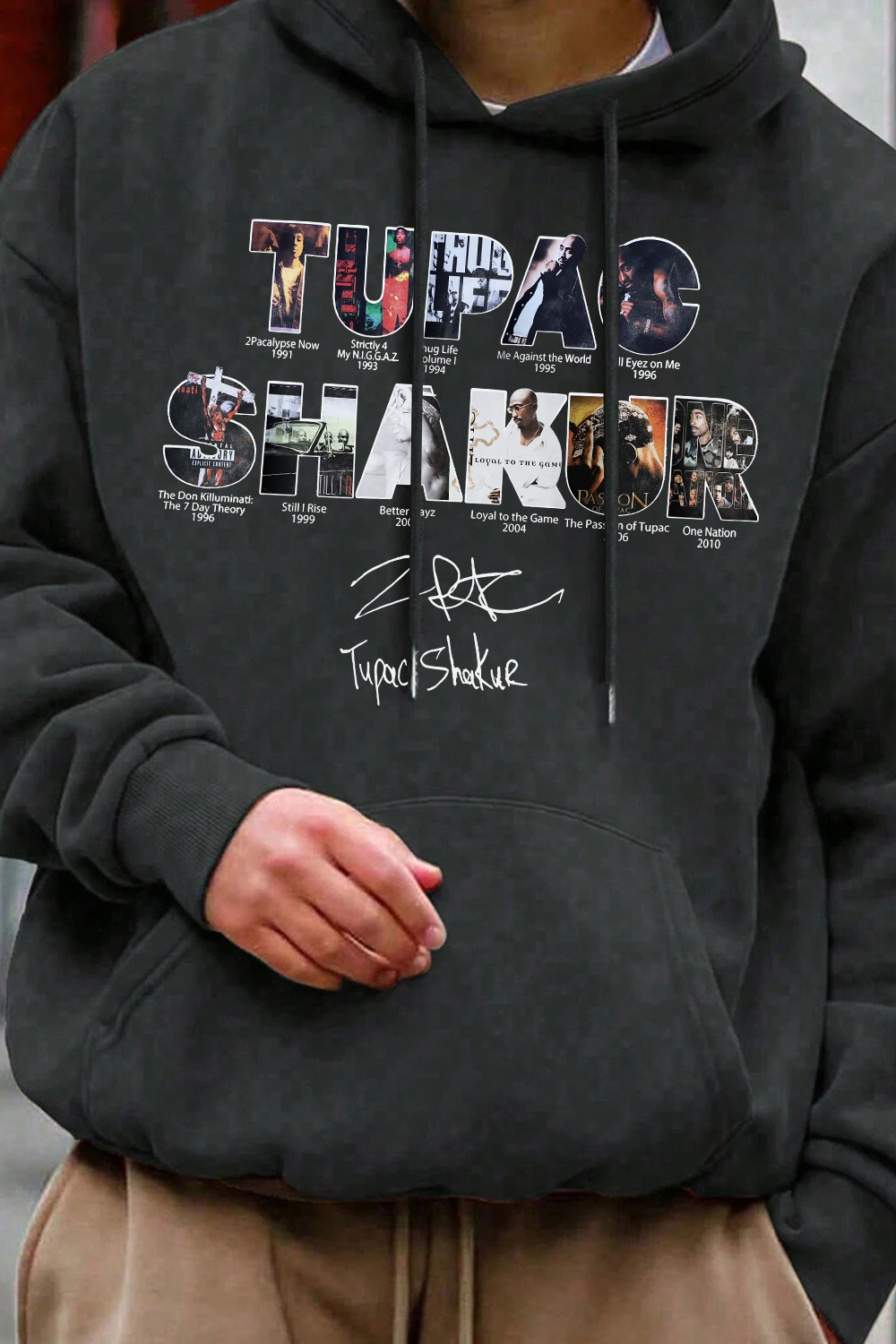 2pacs Hakur Album Hoodie For Men
