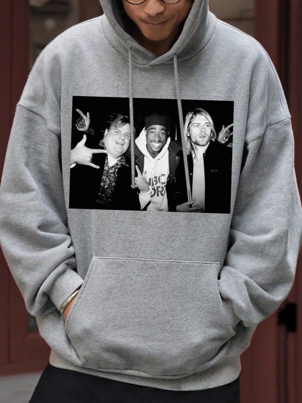 Legend Chris Farley 2Pac Shakur and Kurt Cobain Tee For Men