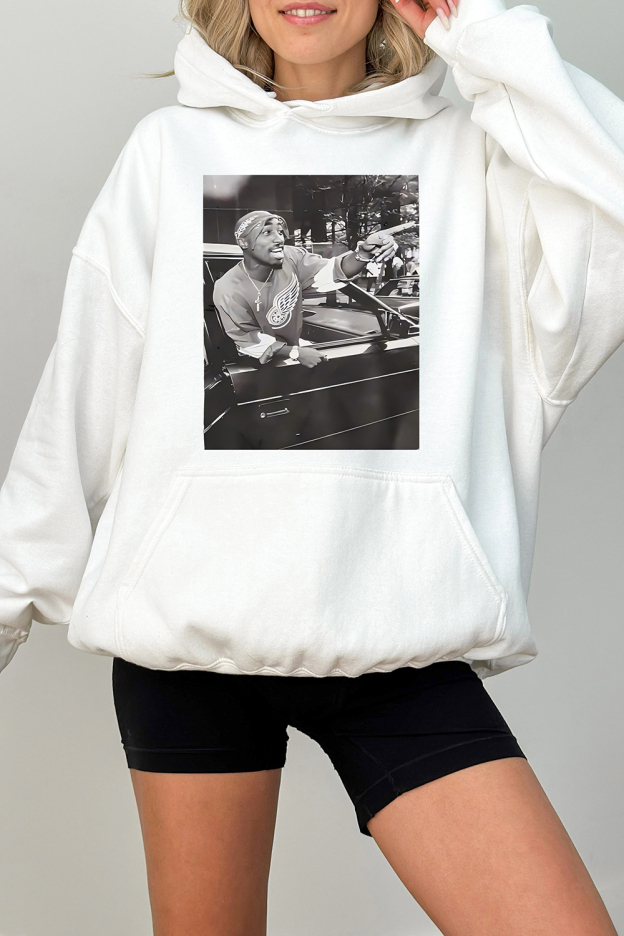 Tupac Shakur Graphic Hoodie For Women