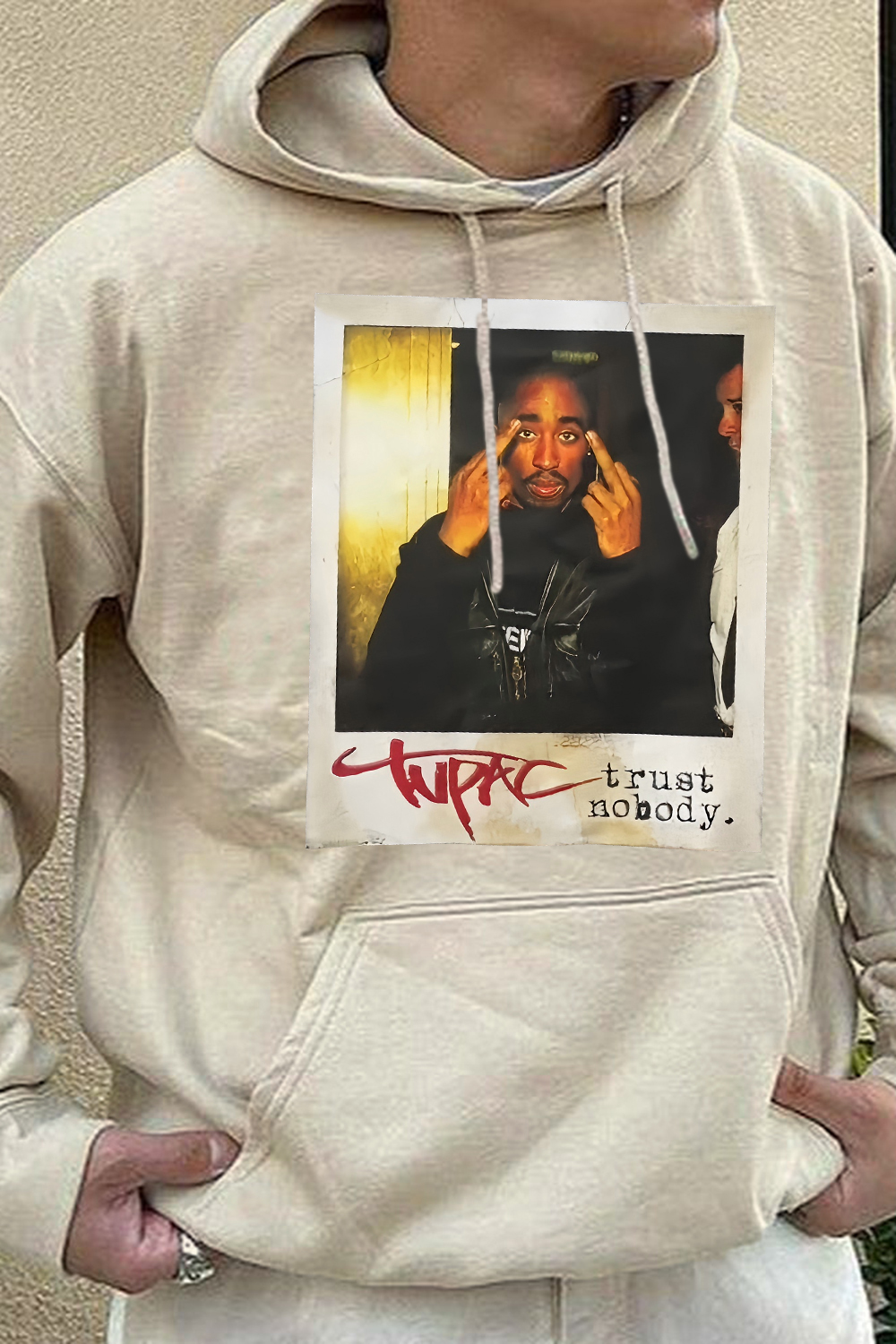 Rapper Tupac Graphic Hoodie For Men