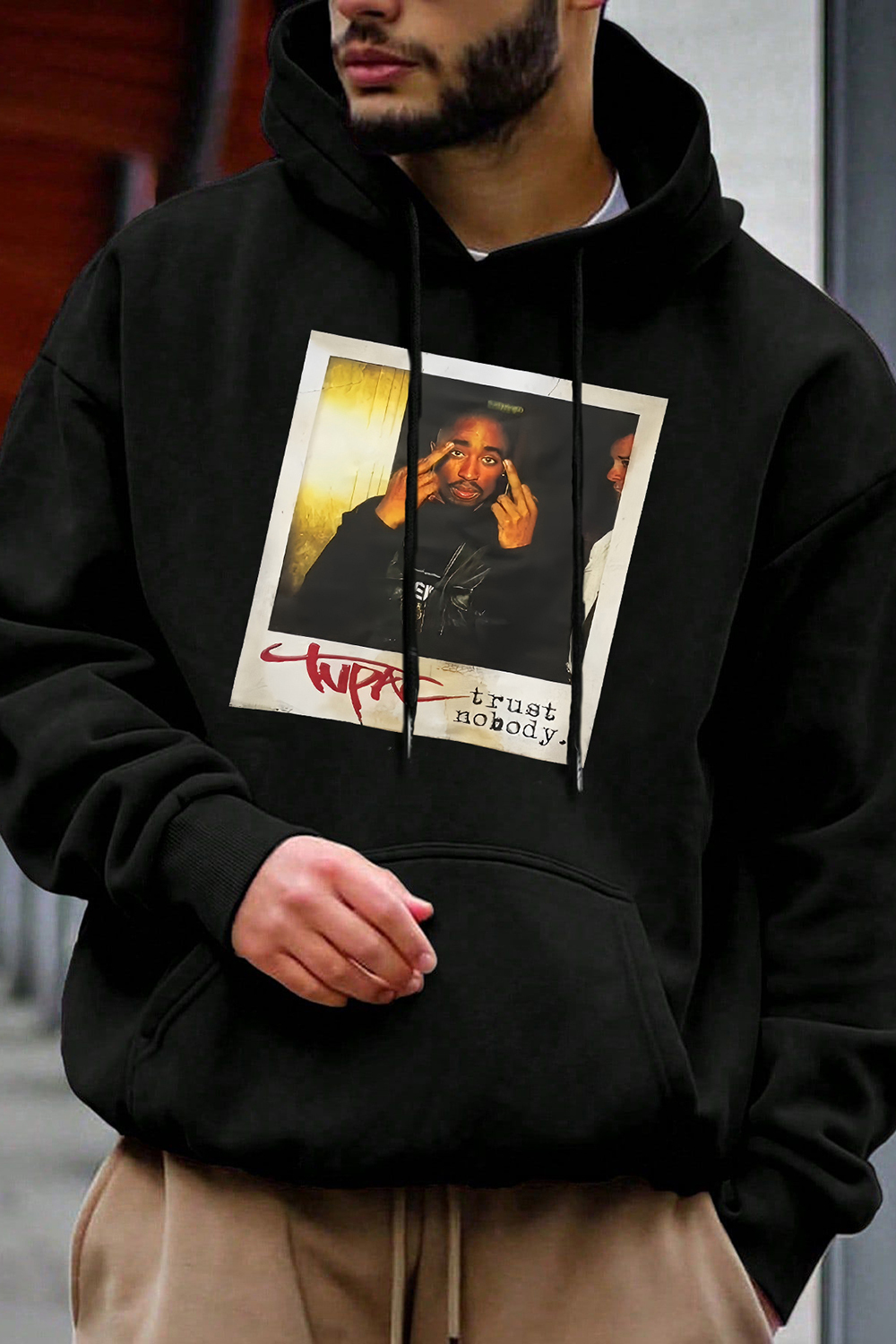 Rapper Tupac Graphic Tee For Men