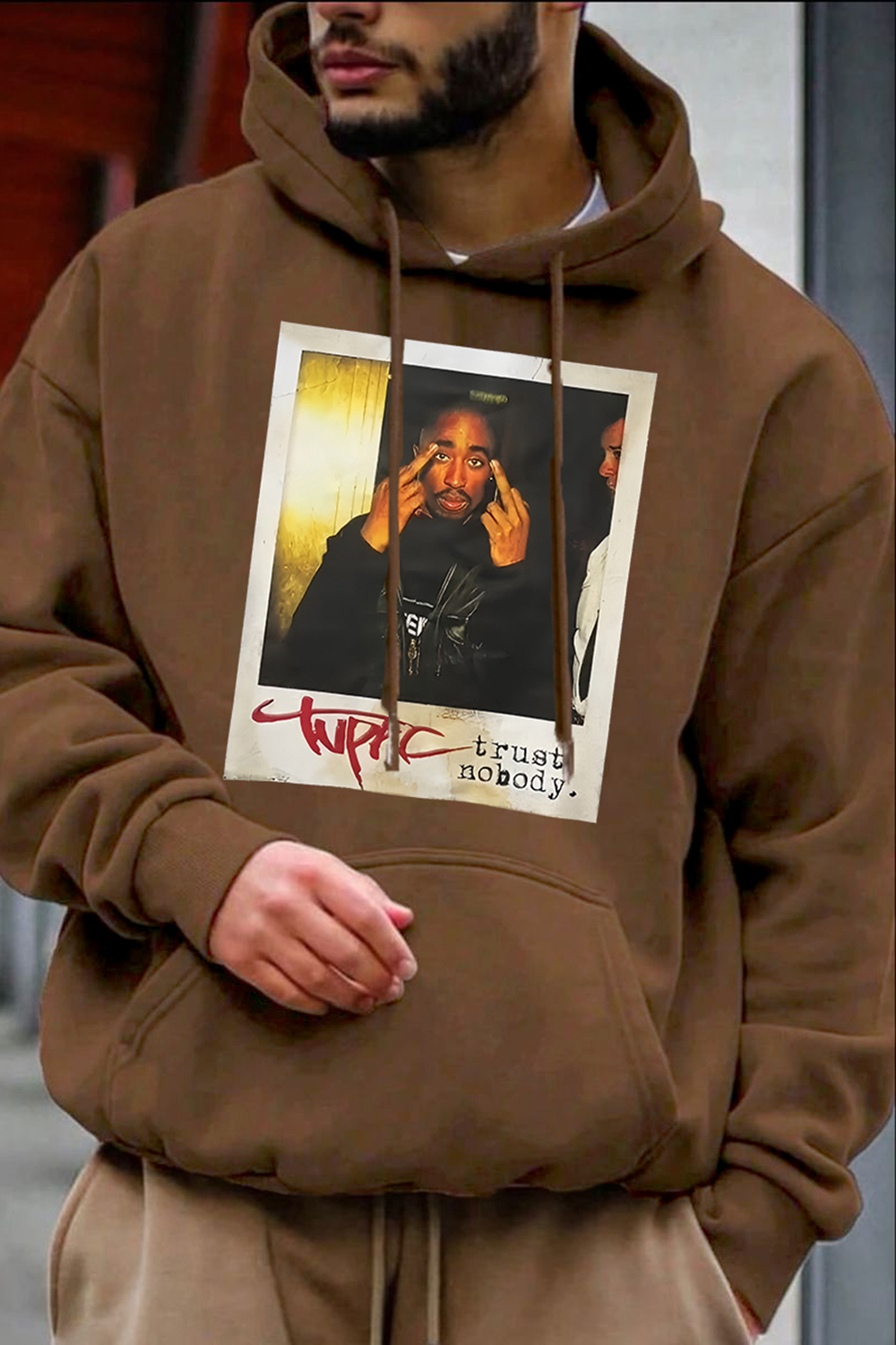 Rapper Tupac Graphic Tee For Men