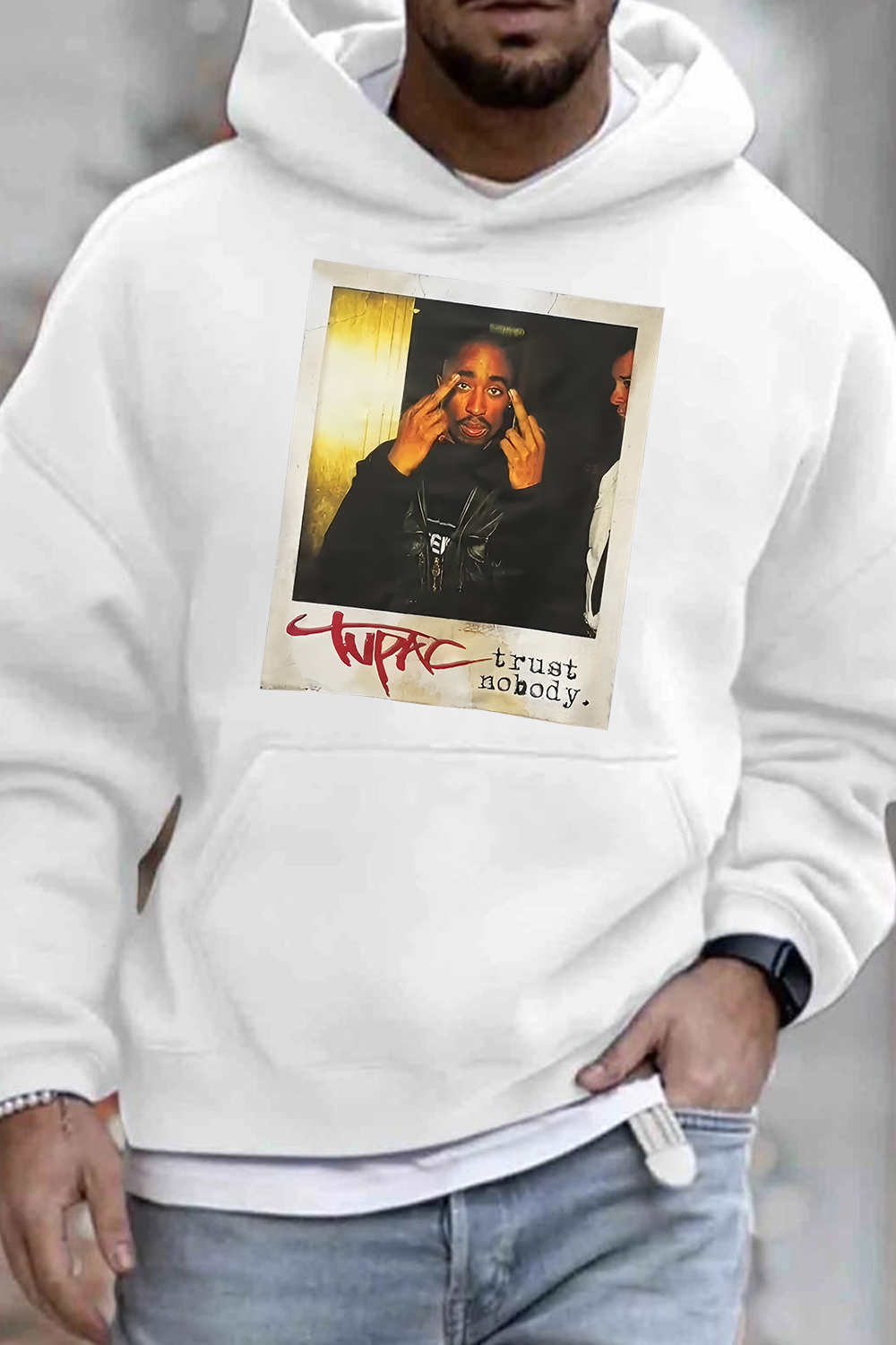 Rapper Tupac Graphic Tee For Men