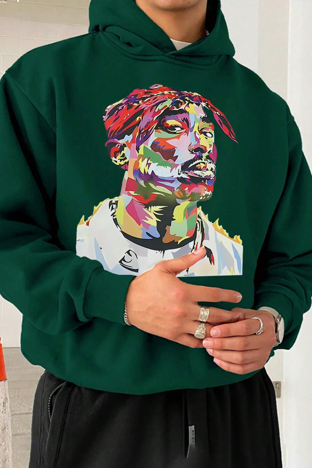 Forever the G.O.A.T 2pac hoodie For Men