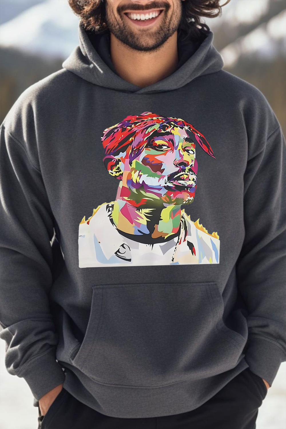 Forever the G.O.A.T 2pac hoodie For Men