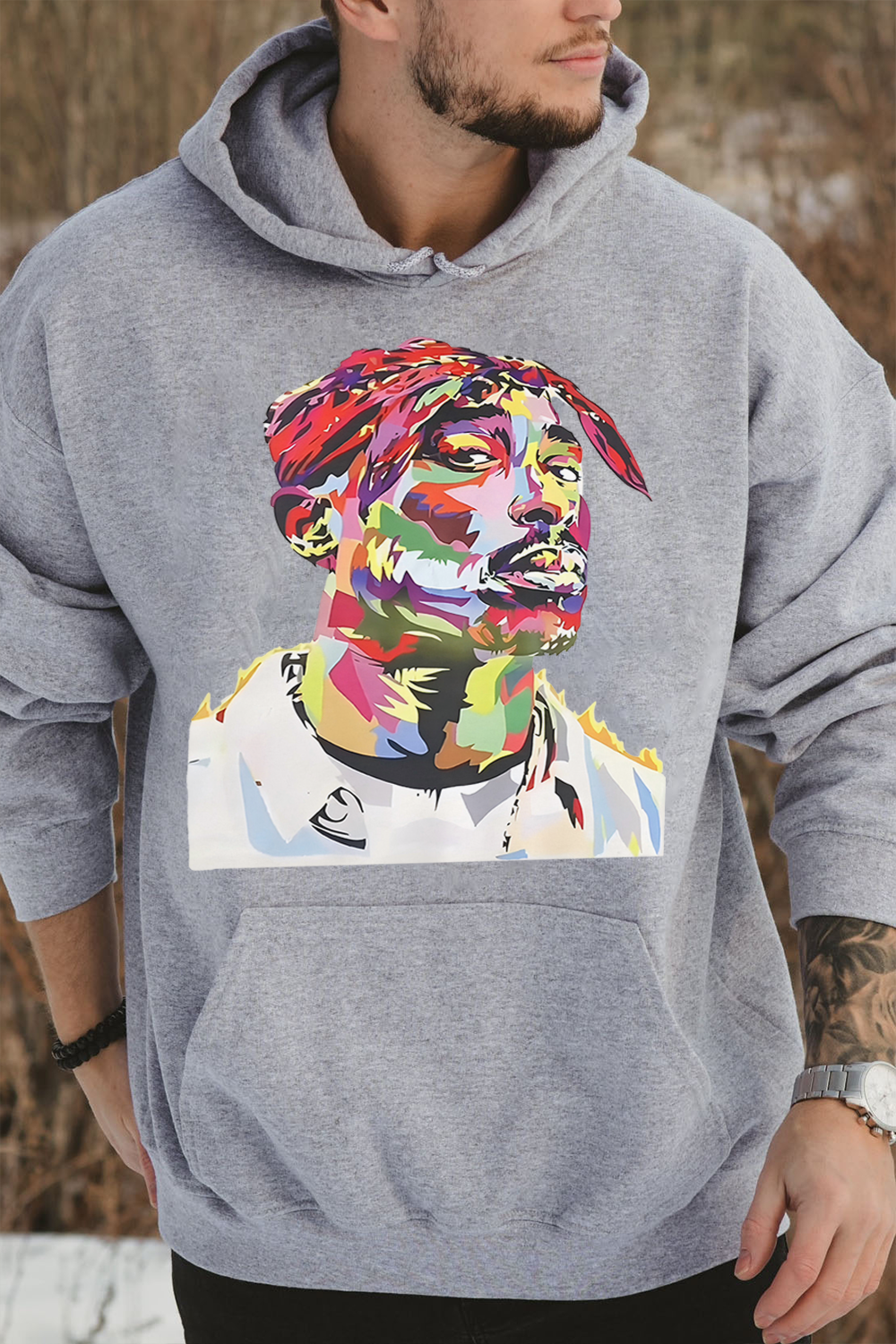 Forever the G.O.A.T 2pac hoodie For Men
