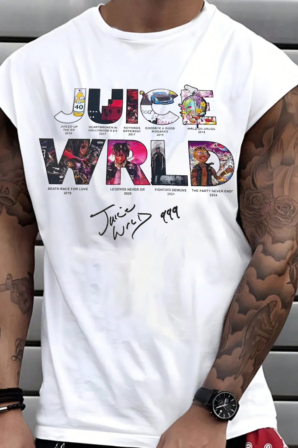 juice wrld Tank Tee For Men
