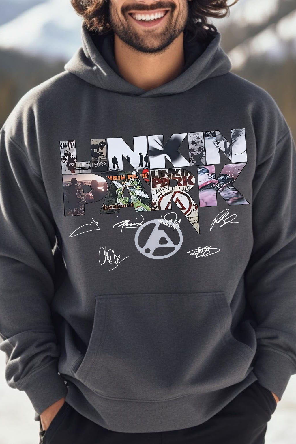 linkin Album hoodie For Men