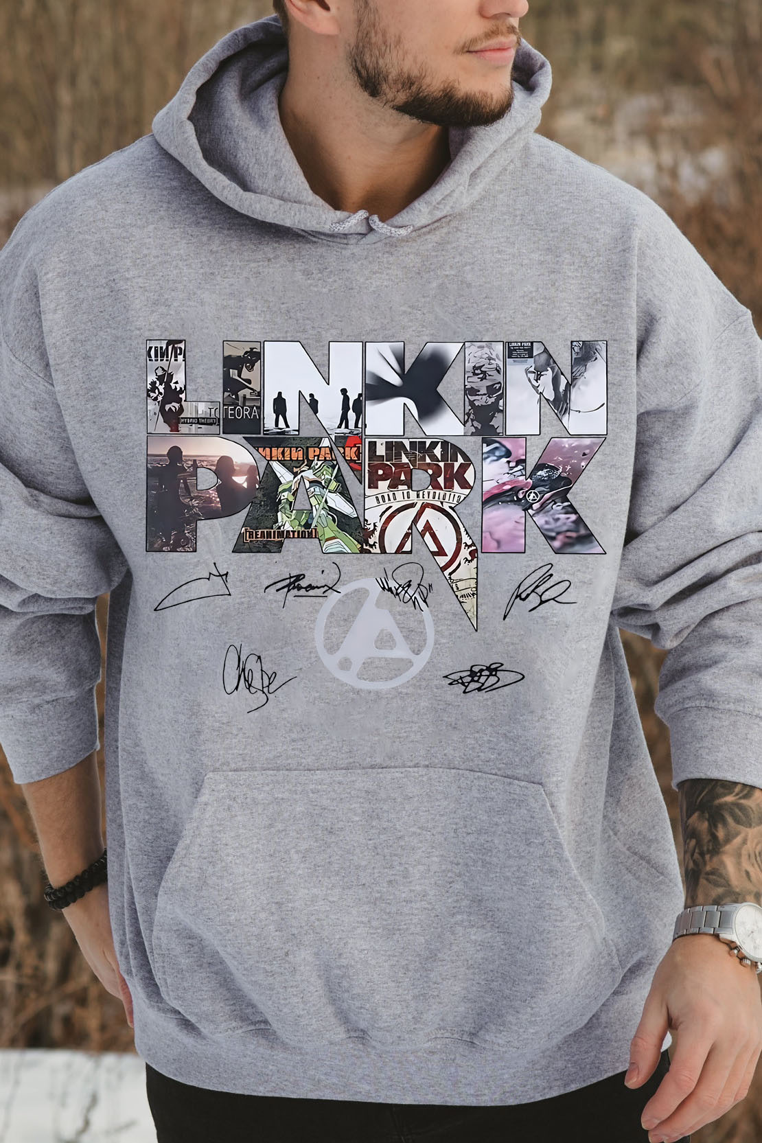 linkin Album hoodie For Men