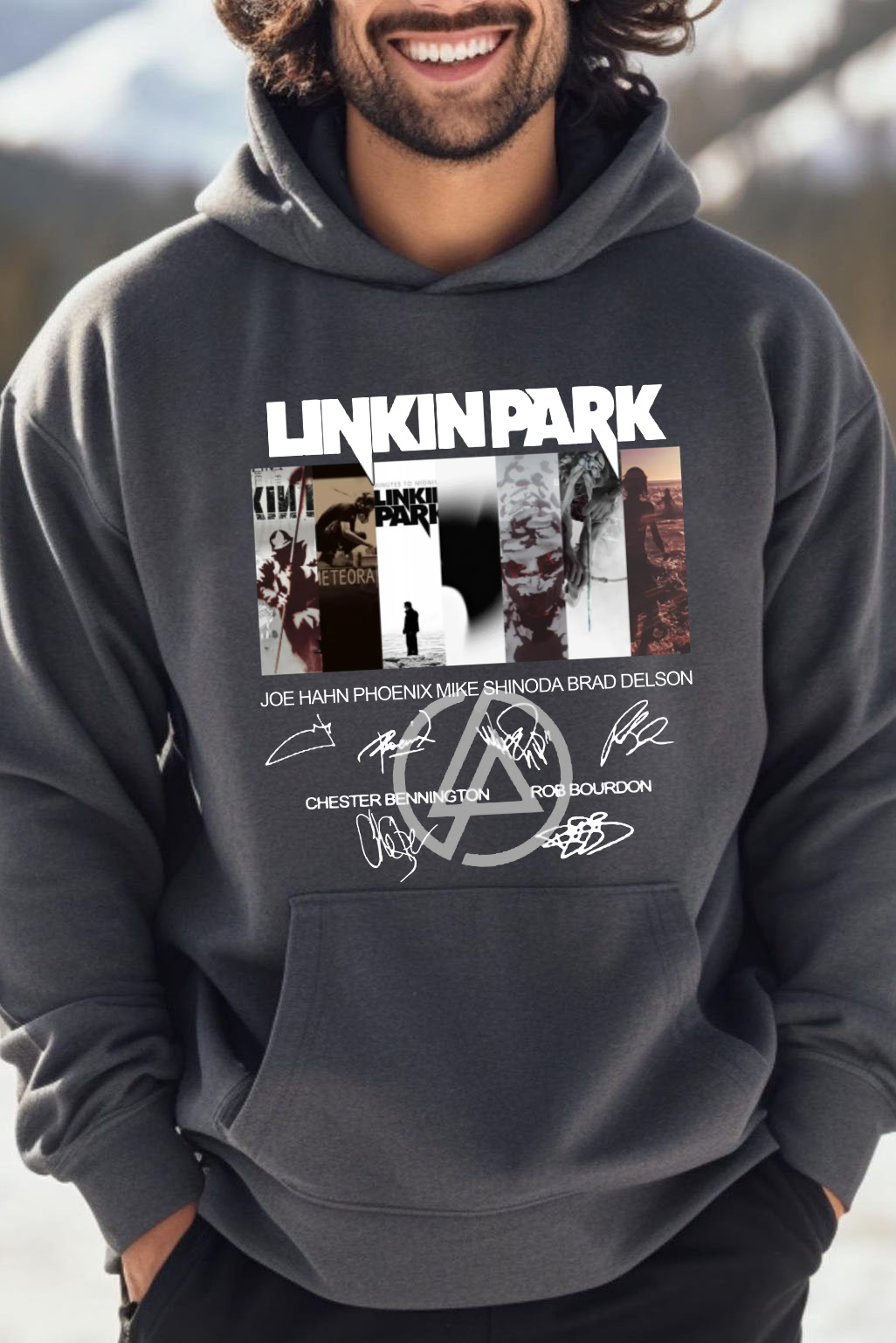 LP Logo Signatures Hoodie-MEN