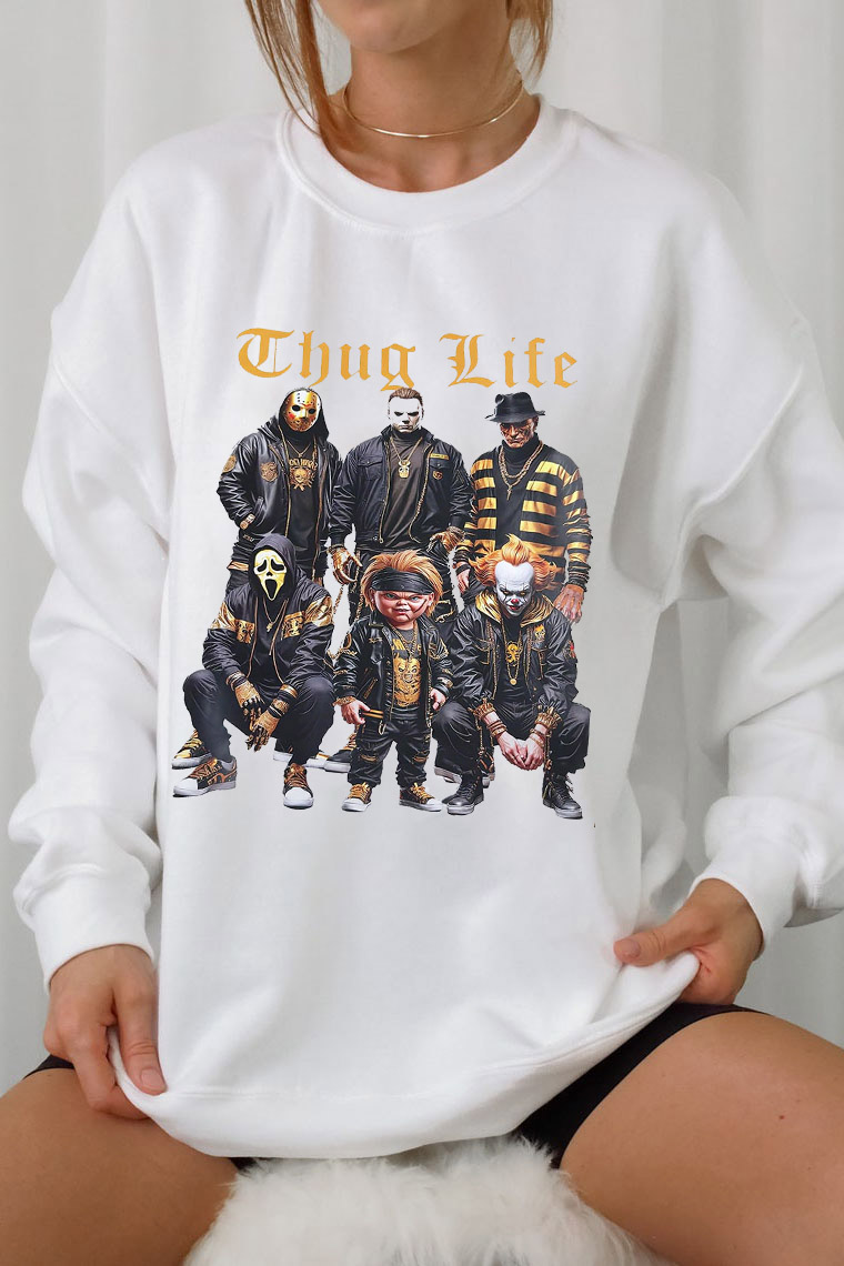 horror hooded sweatshirt