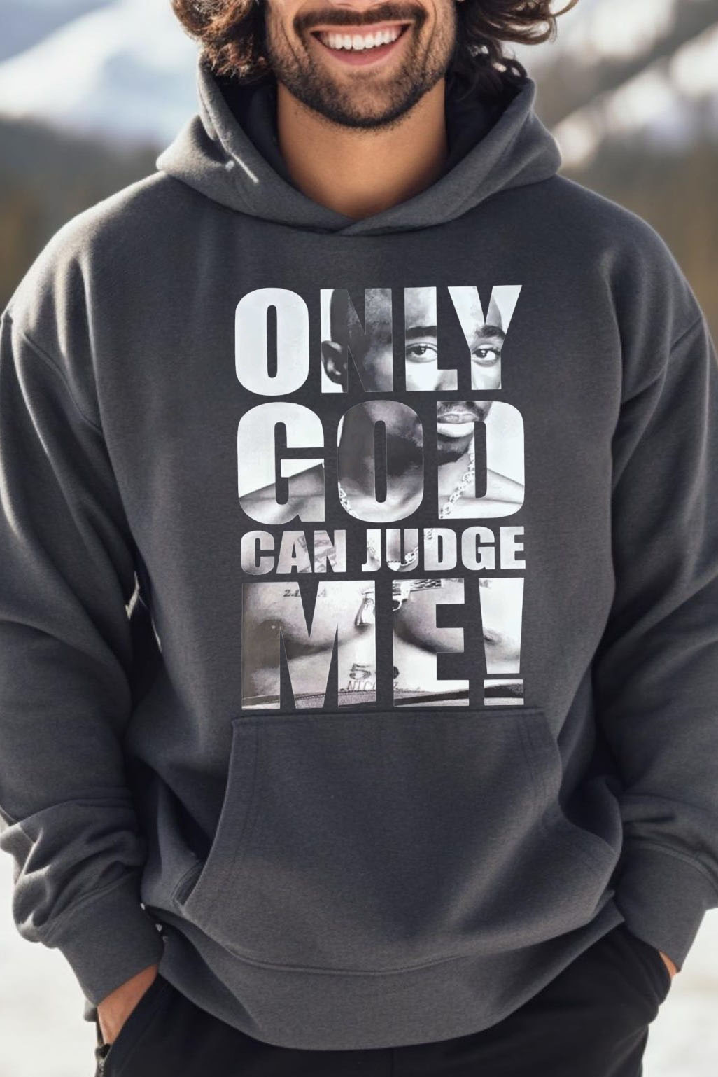 Only God Can Judge Me 2 PAC king Hoodie