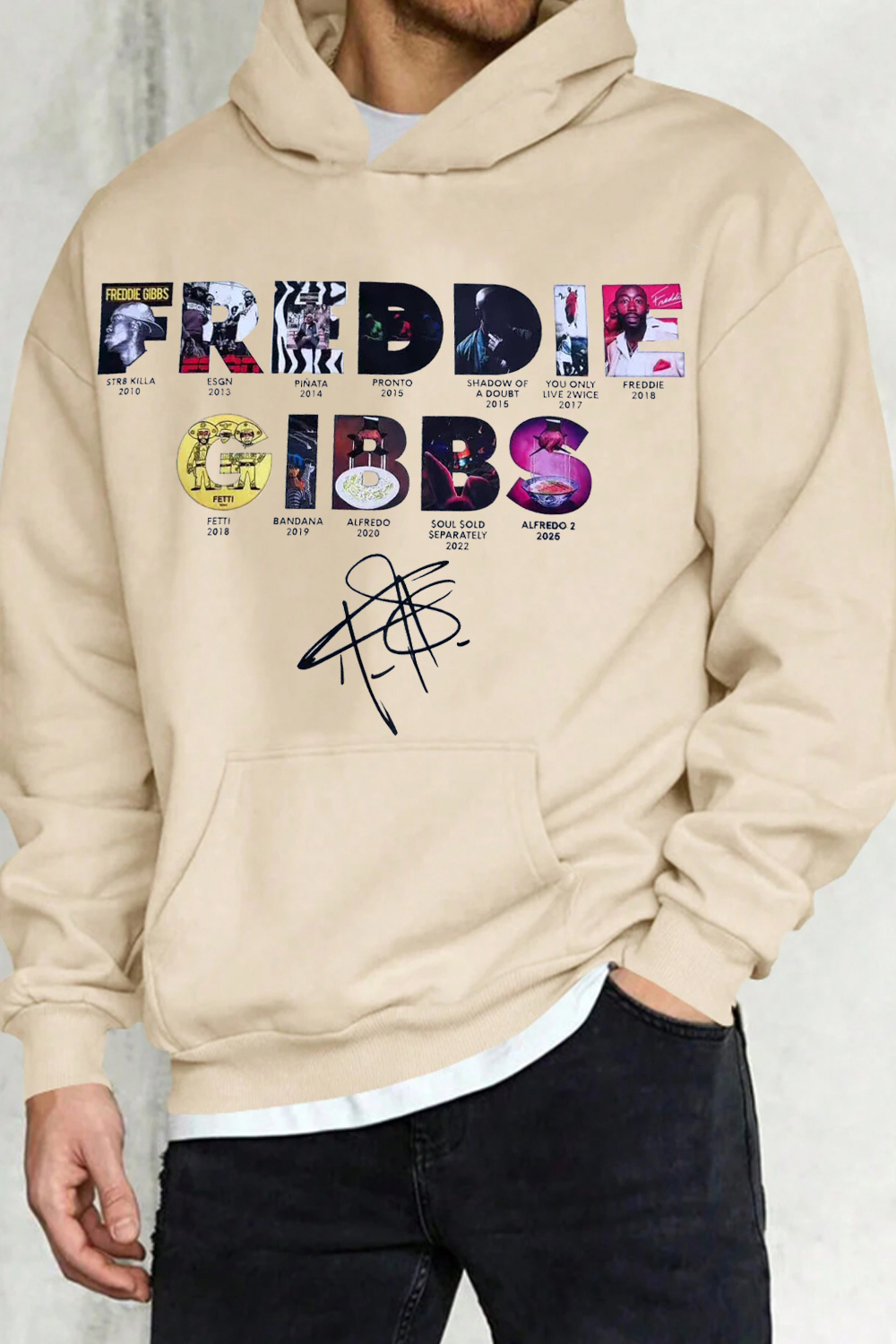 freddiegibbs hooded sweatshirt
