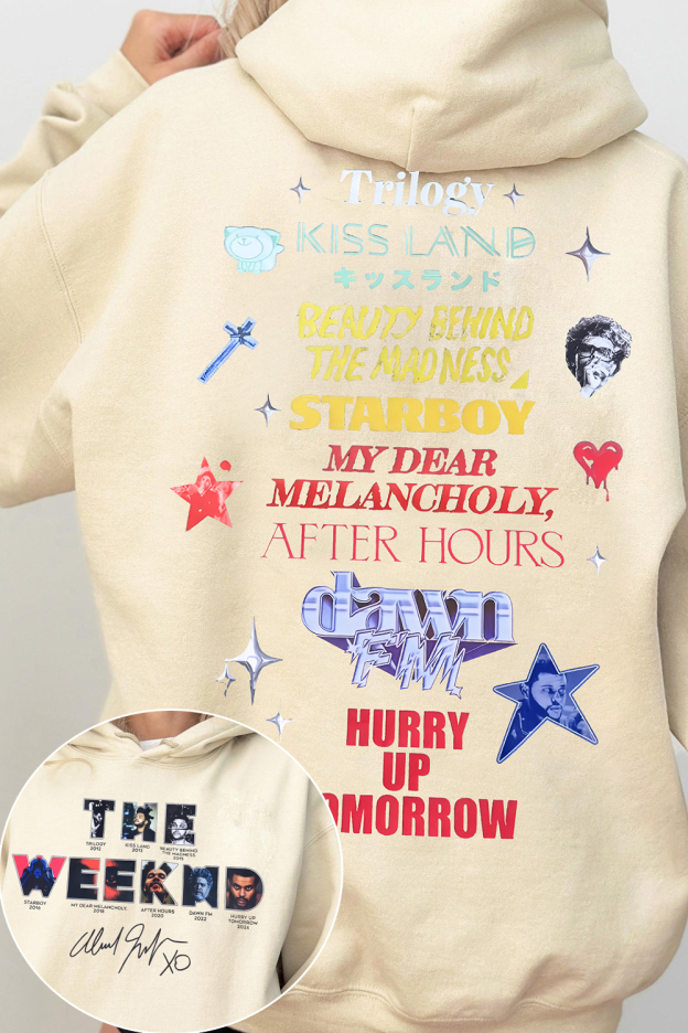 The Weeknd Album Hurry Up Tomorrow Tee For Men