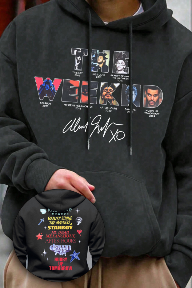 The Weeknd Album Hurry Up Tomorrow Hoodie For Men