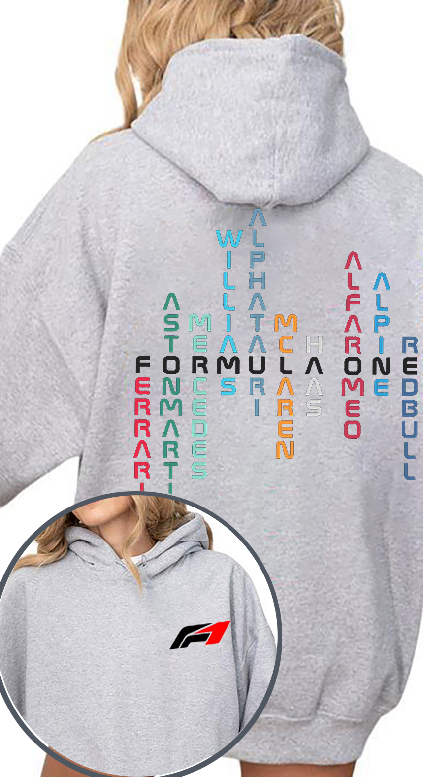 All Teams Formula 1 Unisex 2Sides hoodie