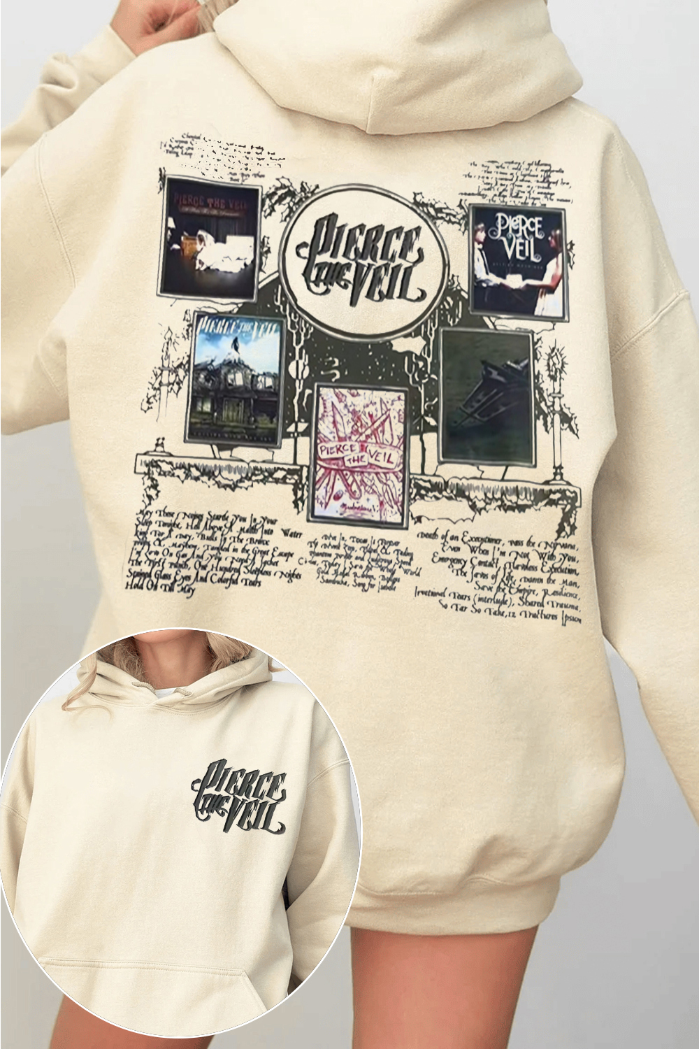 jaws album piercetheveil hoodie