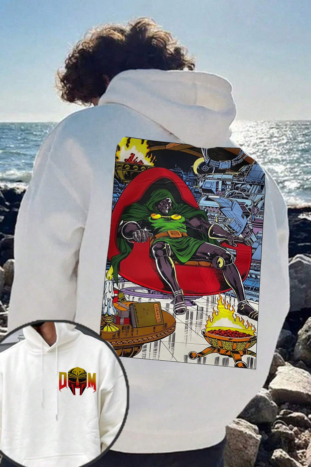 Mfdoom 2-side printed hoodie