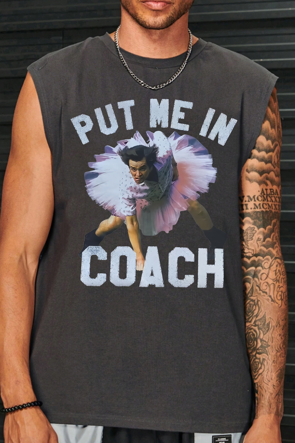 Ace Ventura Put Me In Coach Jim Carrey Funny Tank