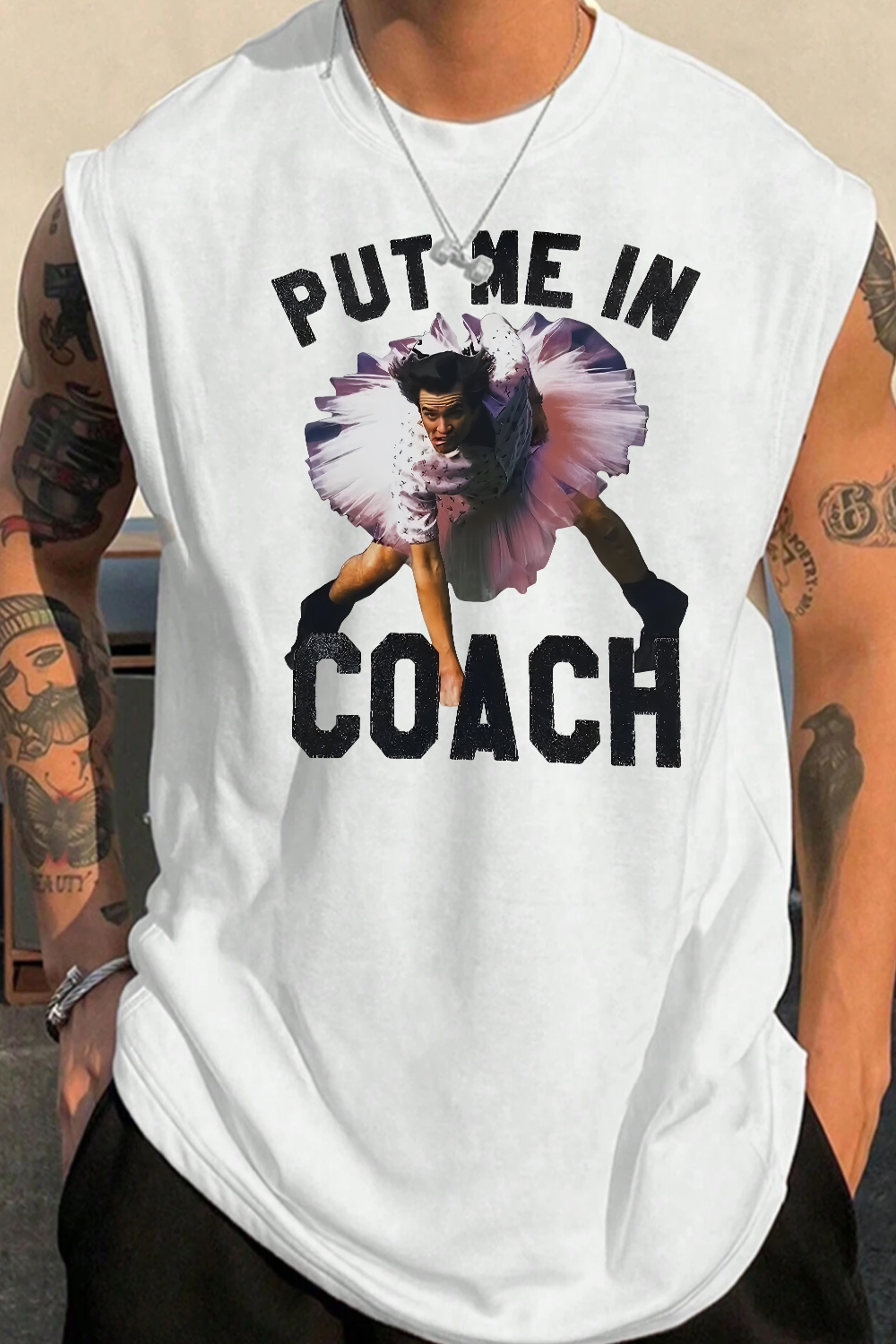 Ace Ventura Put Me In Coach Jim Carrey Funny Tank