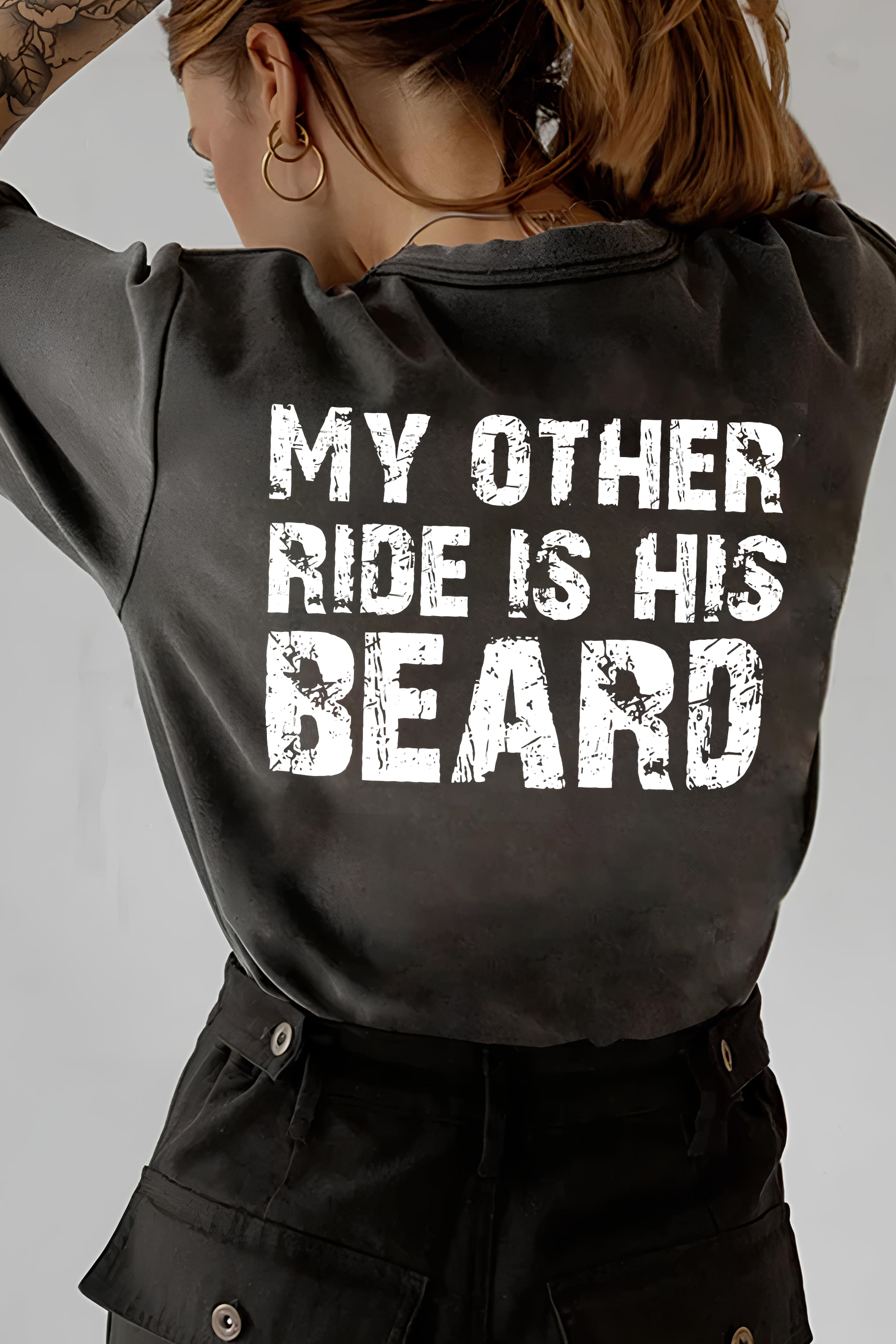 My Other Ride Is His Beard  T-shirt